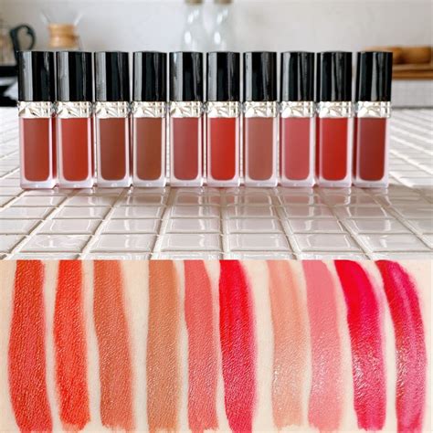 rouge dior forever hope|Rouge Dior forever liquid swatches.